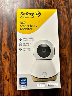 NIB - Safety 1st 360° - Smart Baby Monitor - Baby Shower Gift Under $100
